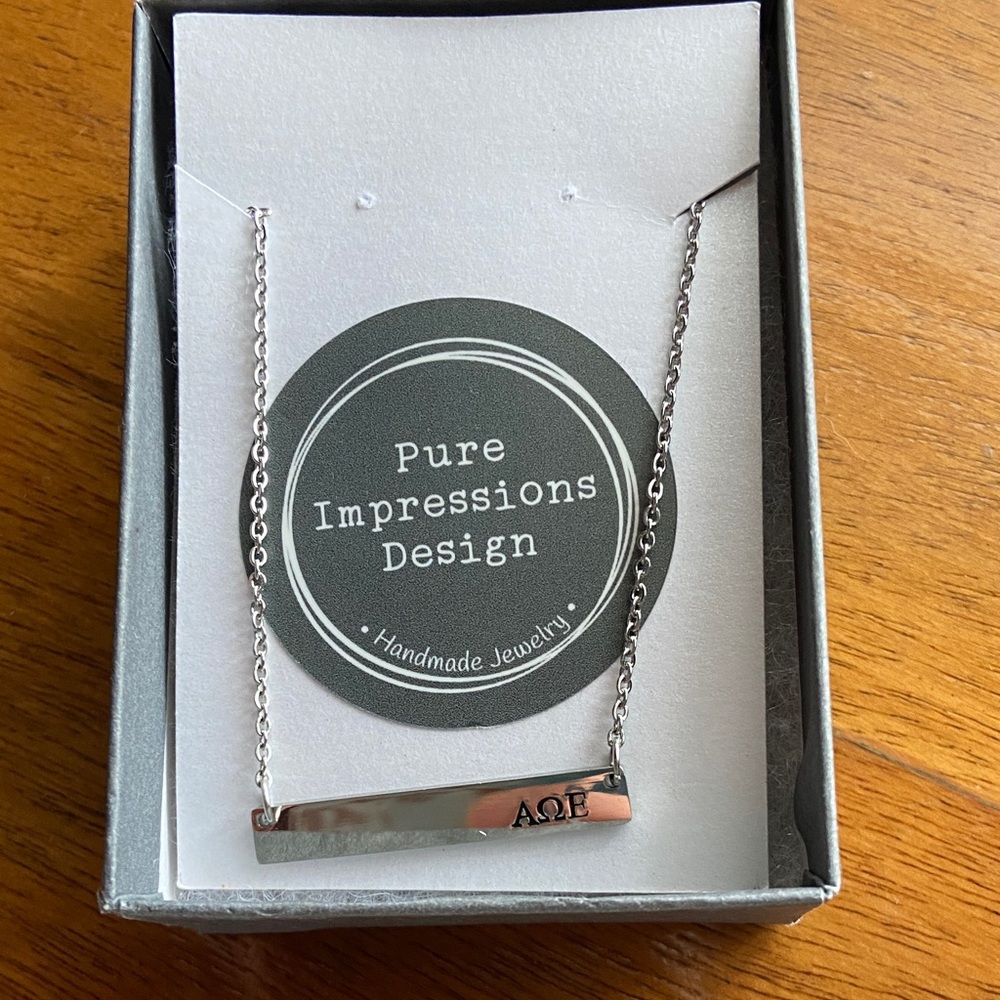 Alpha Omega Epsilon Necklace
